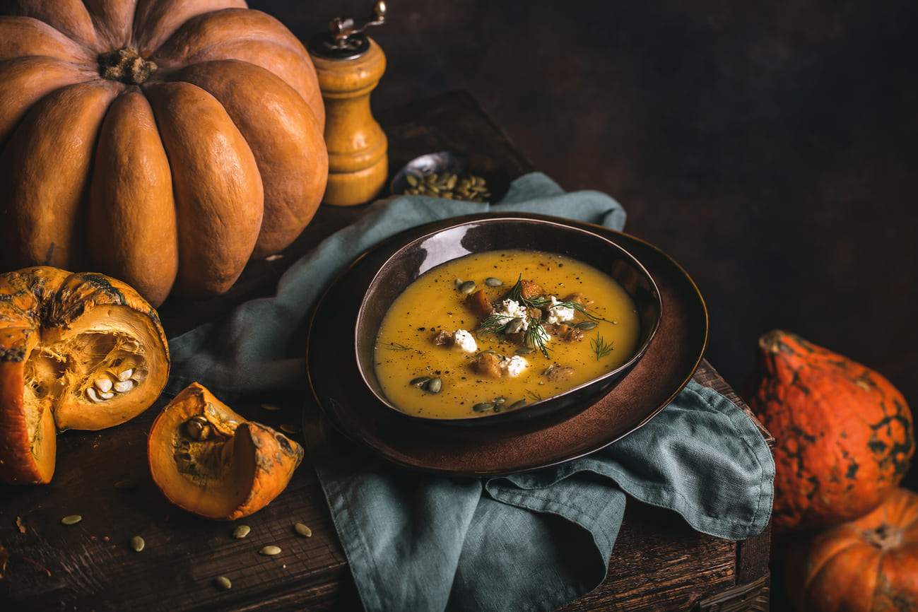 Тыквенный суп-пюре в мультиварке — рецепт с фото