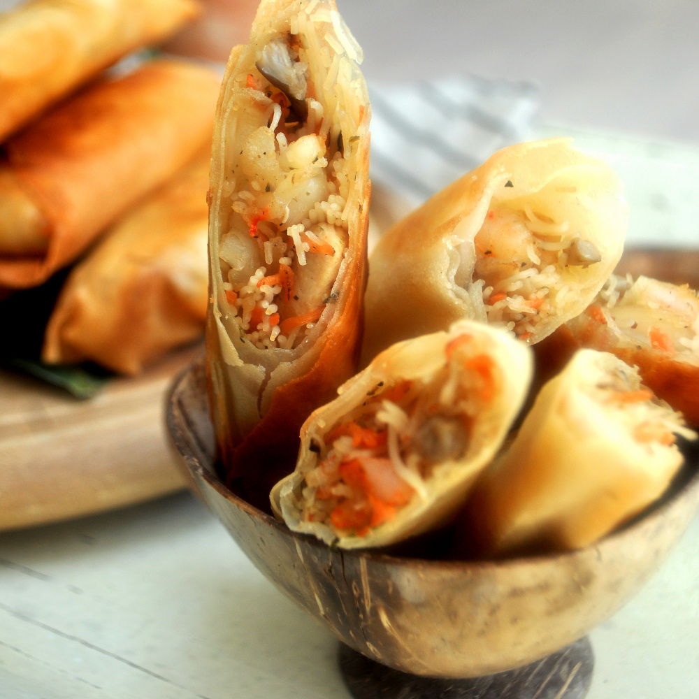 Спринг-роллы по-тайски, пошаговый рецепт с фотографиями – Тайская кухня: Закуски. «Еда»